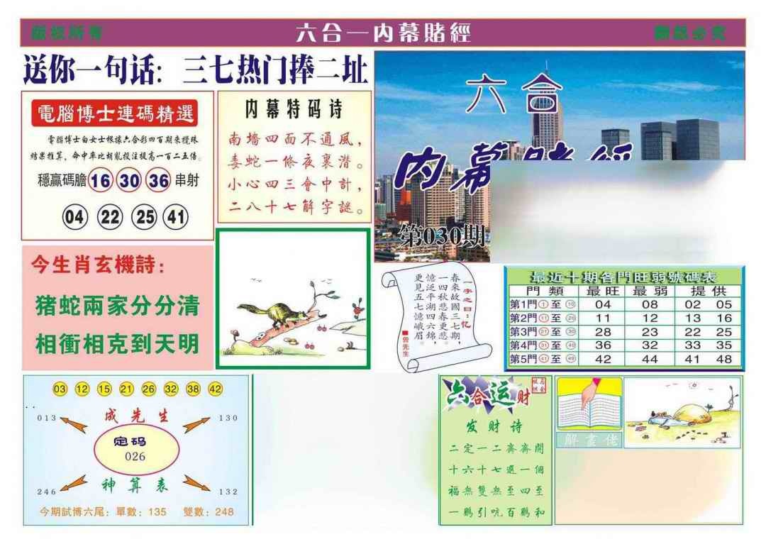 030期内幕赌经[图]